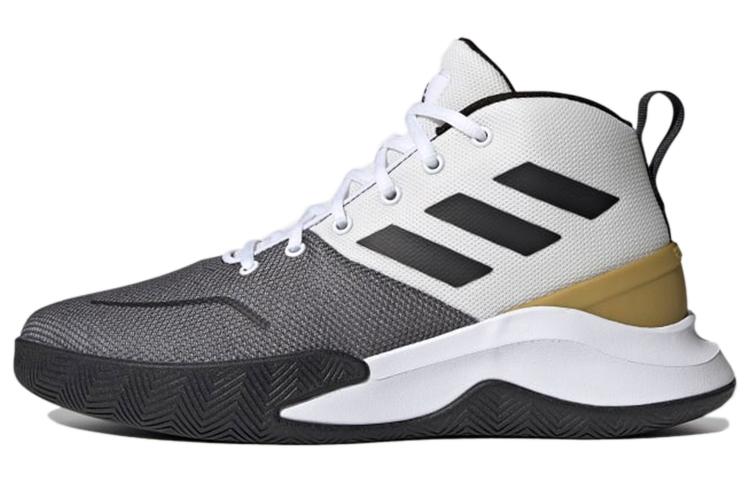Adidas Ownthegame Shoes Black/White/Yellow