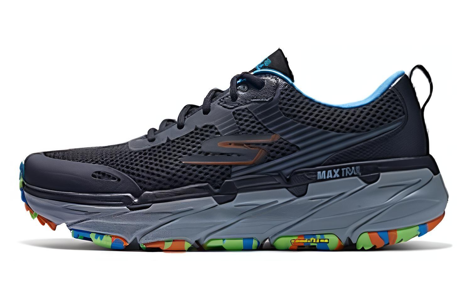 Skechers Cushioning, Wear Resistant Low top Running Shoes Men's Black