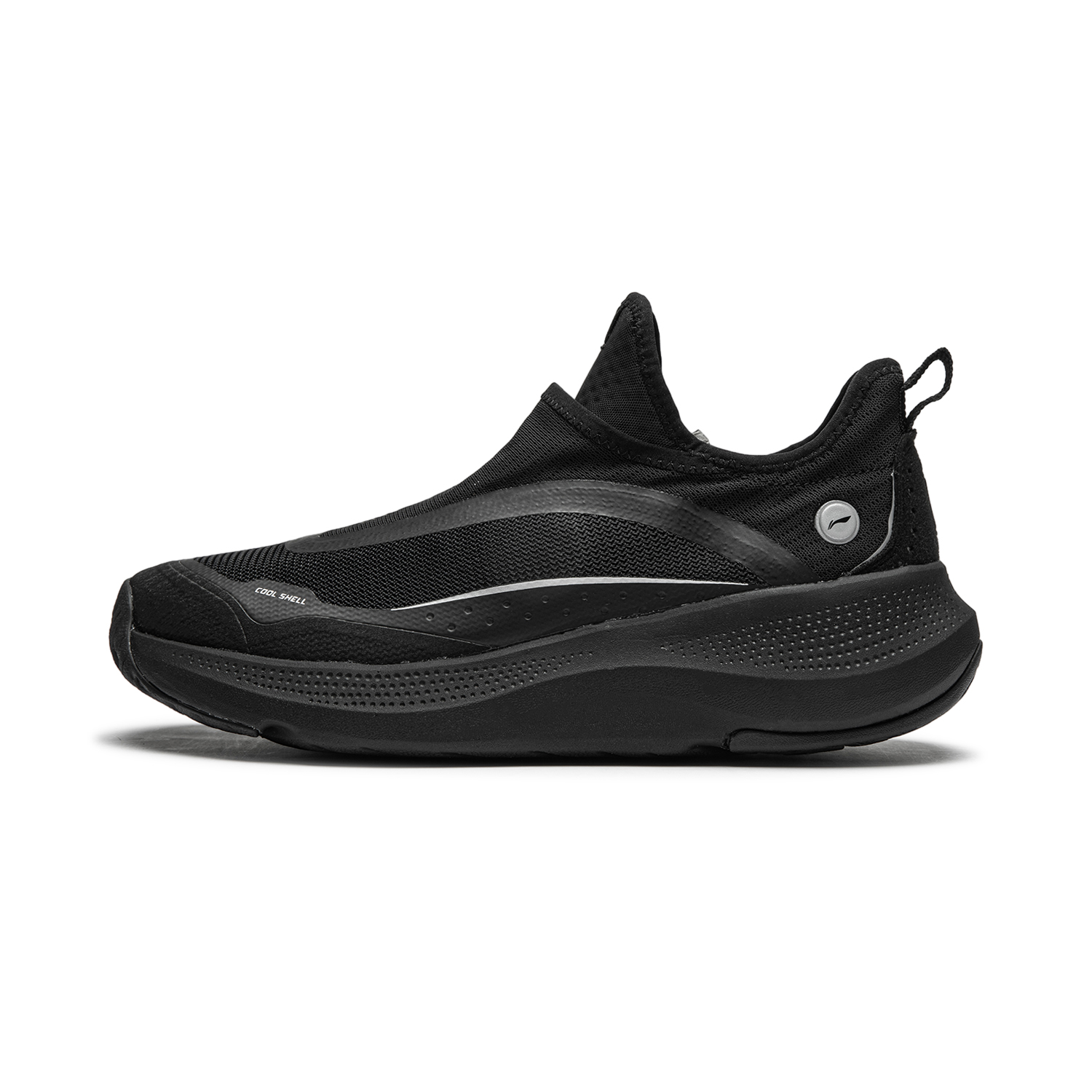 LiNing SOFT GO Anti-Slip Wear-Resistant Low-Top Casual Shoes Men's Black