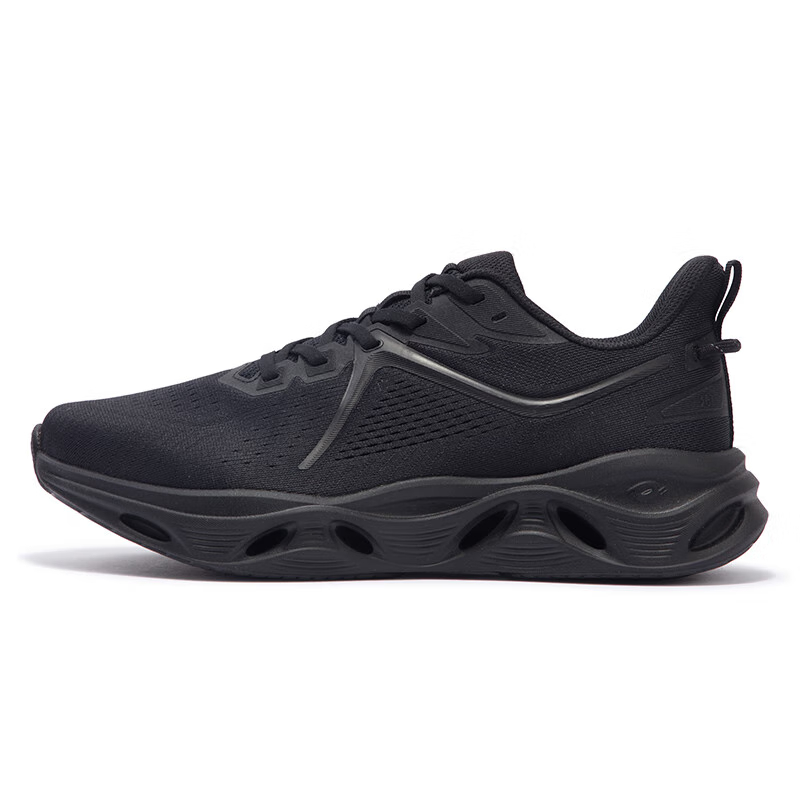 361° Cushioning Wear-Resistant Low-Top Casual Running Shoes Men's Black