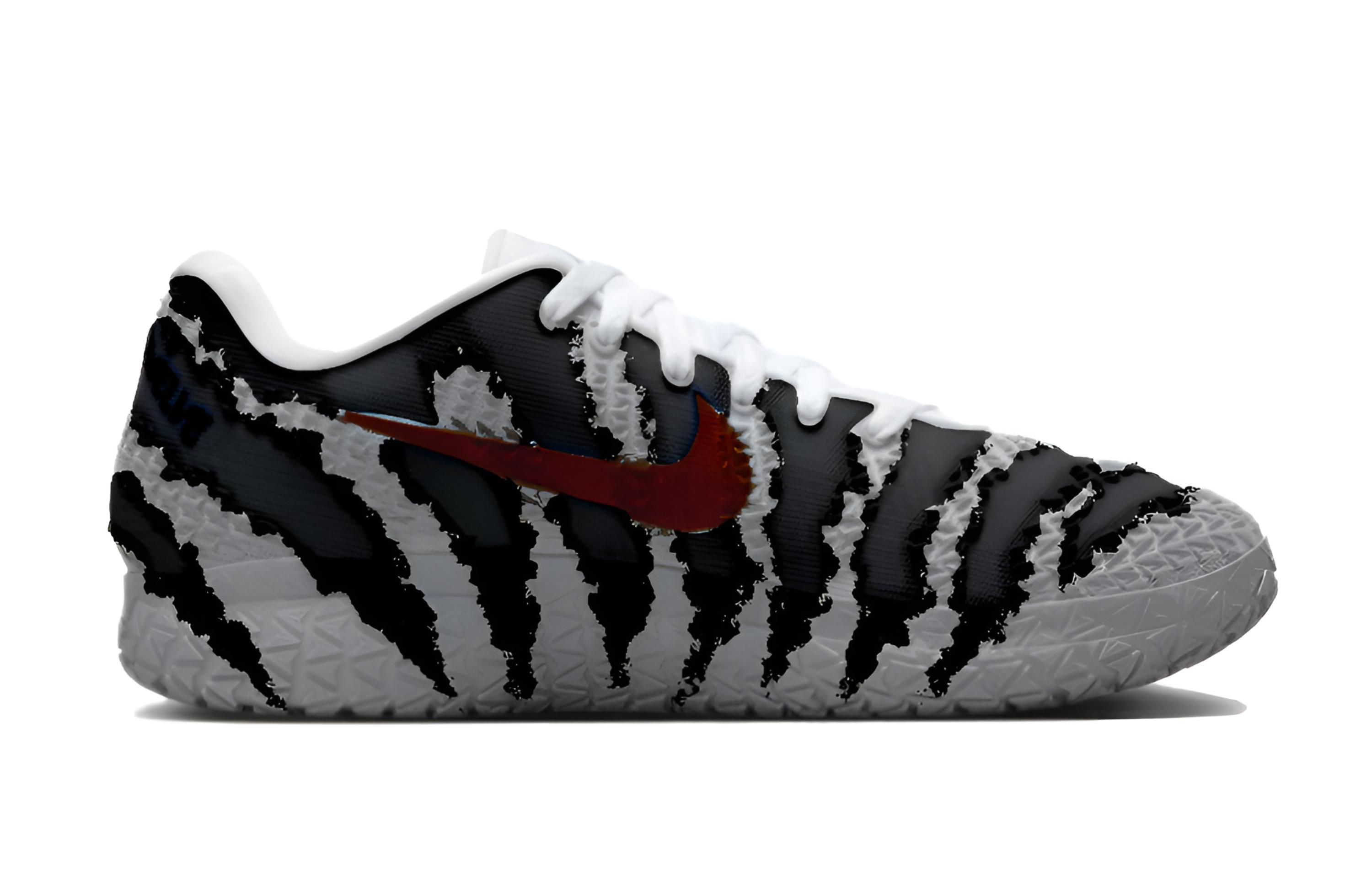 Nike Ja Morant 3 Venom Low top Basketball Shoes Unisex Black White Gray