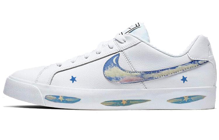 Nike Court Royale Collection Skateboard Shoes Unisex Low Top Blue/White