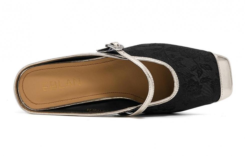 EBLAN Wrap-toe Slippers Women's Black купить в интернет-магазине Yoocart с быстрой доставкой по России.