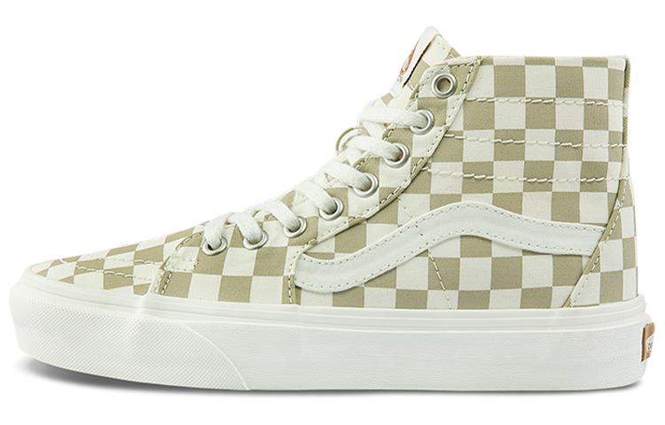 Vans SK8 HI High Cut Sneakers Unisex Brown/White