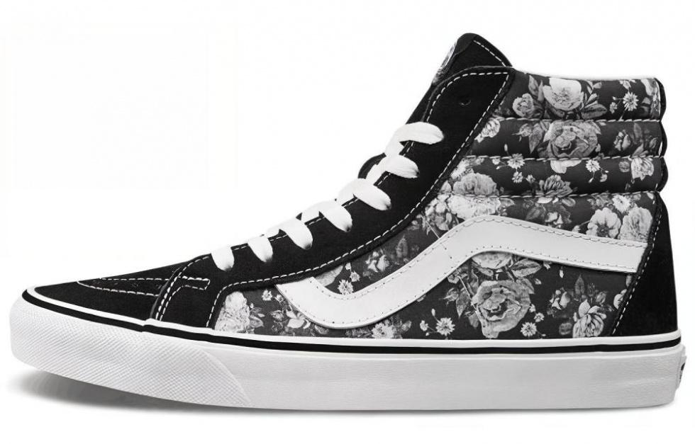 Vans SK8 HI Reissue High Top Rose Black White Unisex 'Black White'