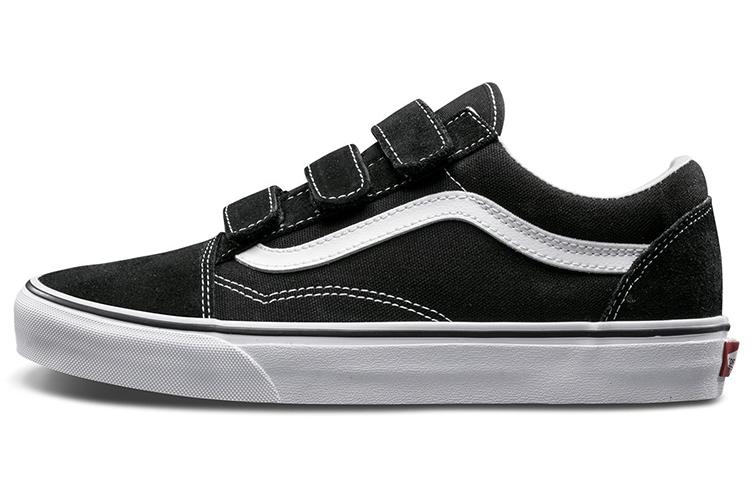 Vans Old Skool Velcro Black White