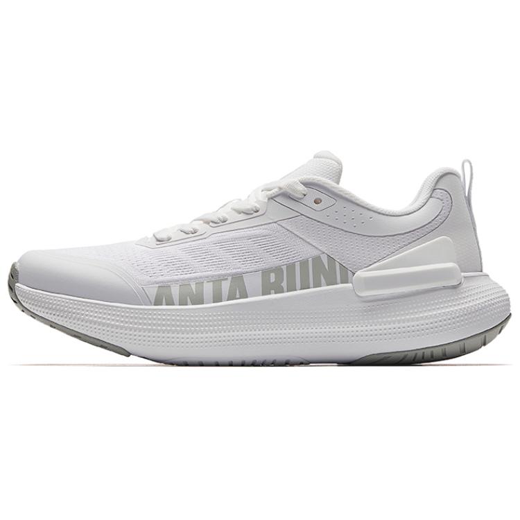 Anta Abrasion Resistant Low Top Casual Running Shoes Women's Pure White