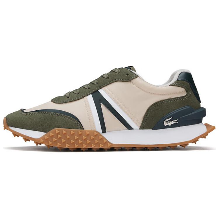 LACOSTE Casual Shoes Men Low-Top Khaki/Ecru