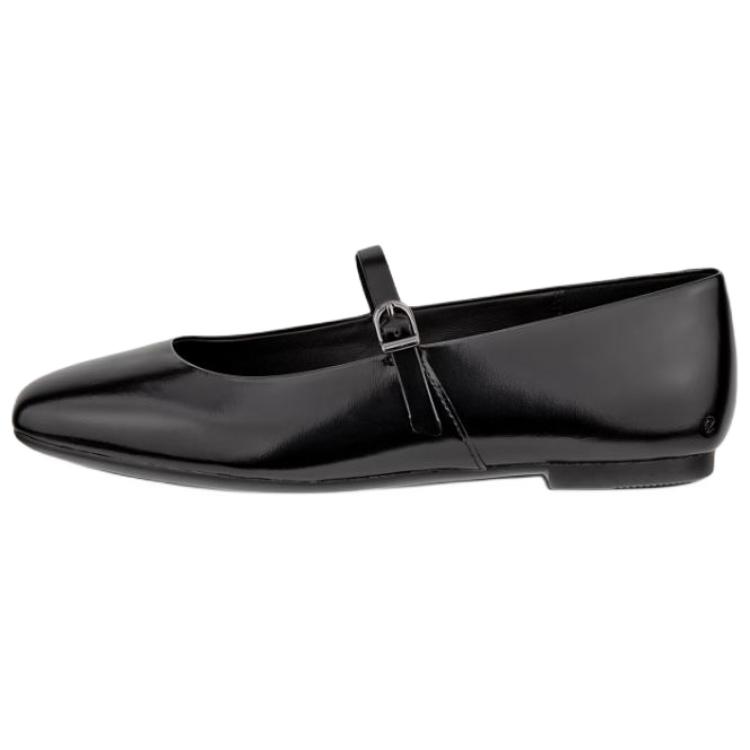 Ecco Margot Flat Mary Jane Shoes Women's Black