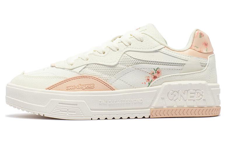 361° Anti-Slip And Wear-Resistant Breathable Low-Top Skateboard Shoes Women's White