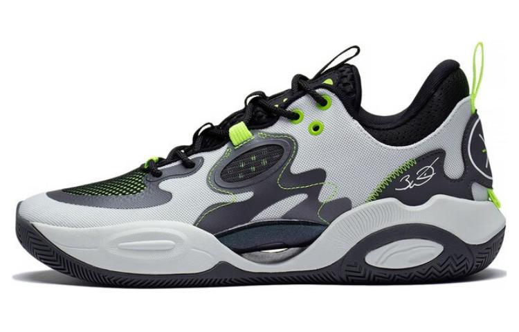 LiNing Wade ALLDAY Durable Breathable Low-Top Basketball Shoes Gray