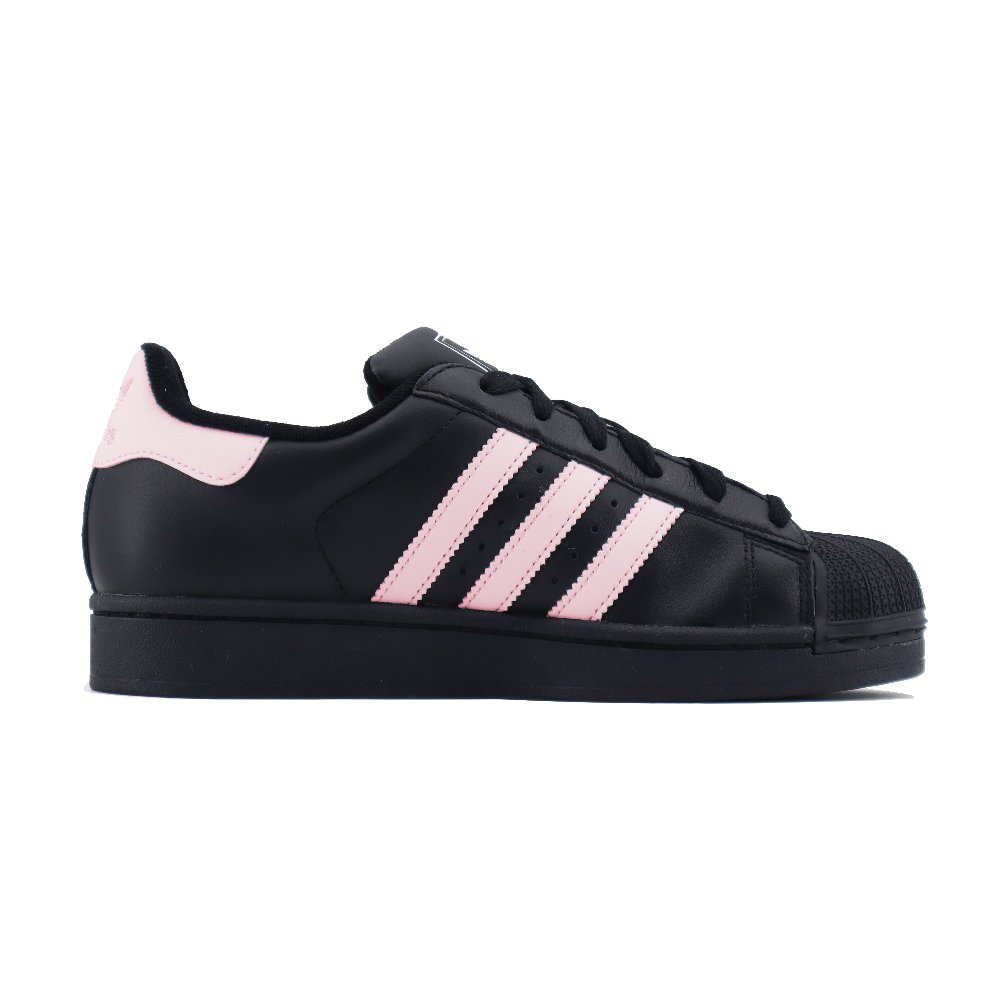 Adidas Originals Superstar 2 Low Top Skateboard Shoes Unisex Black Pink