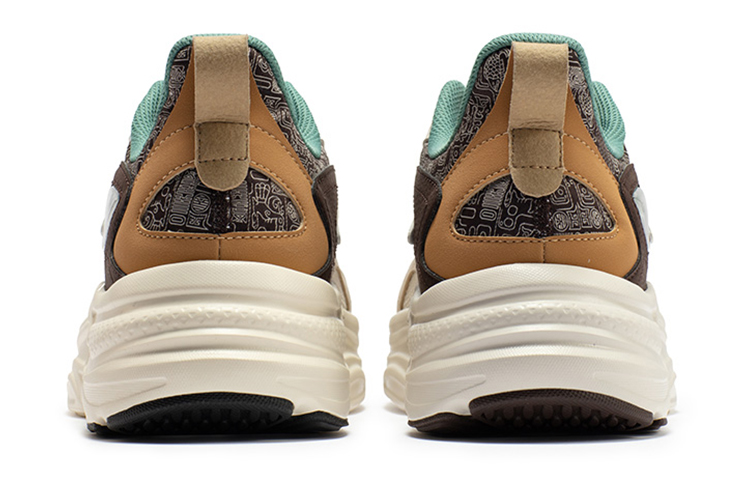 361° Spiritual Eye 4.0 Low-Top Casual Shoes Men's Beige Green купить в интернет-магазине Yoocart с быстрой доставкой по России.