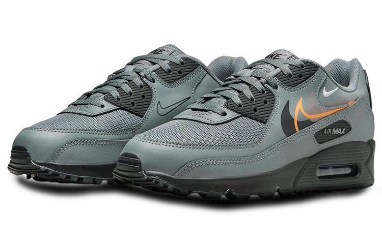 Nike Air Max 90 Multi Swoosh Smoke Grey Mandarin купить в интернет-магазине Yoocart с быстрой доставкой по России.