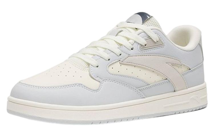 Anta Life Collection Slip Resistant Low top Skateboard Shoes Men's Gray White