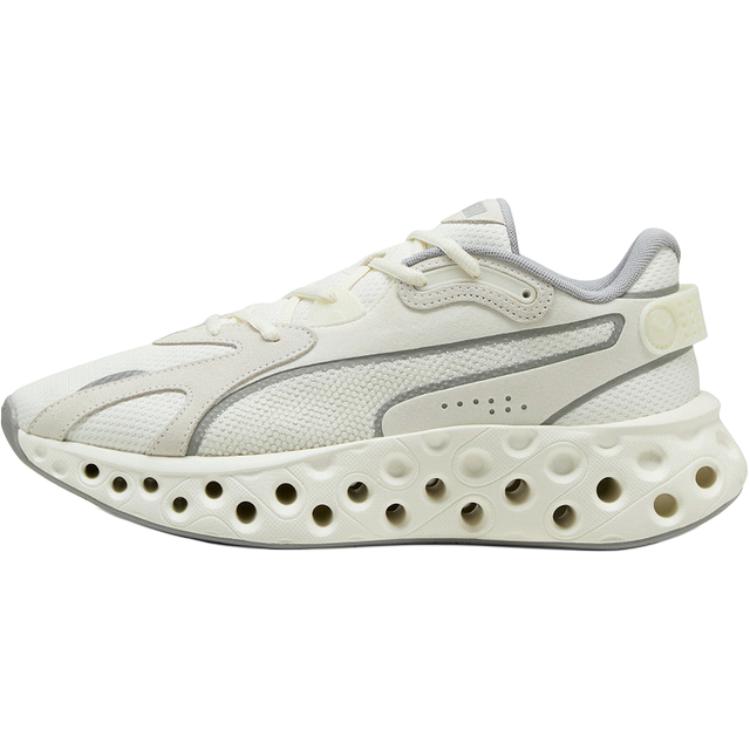 PUMA SOFTRIDE Frequence Breathable Low Top Casual Running Shoes Unisex White