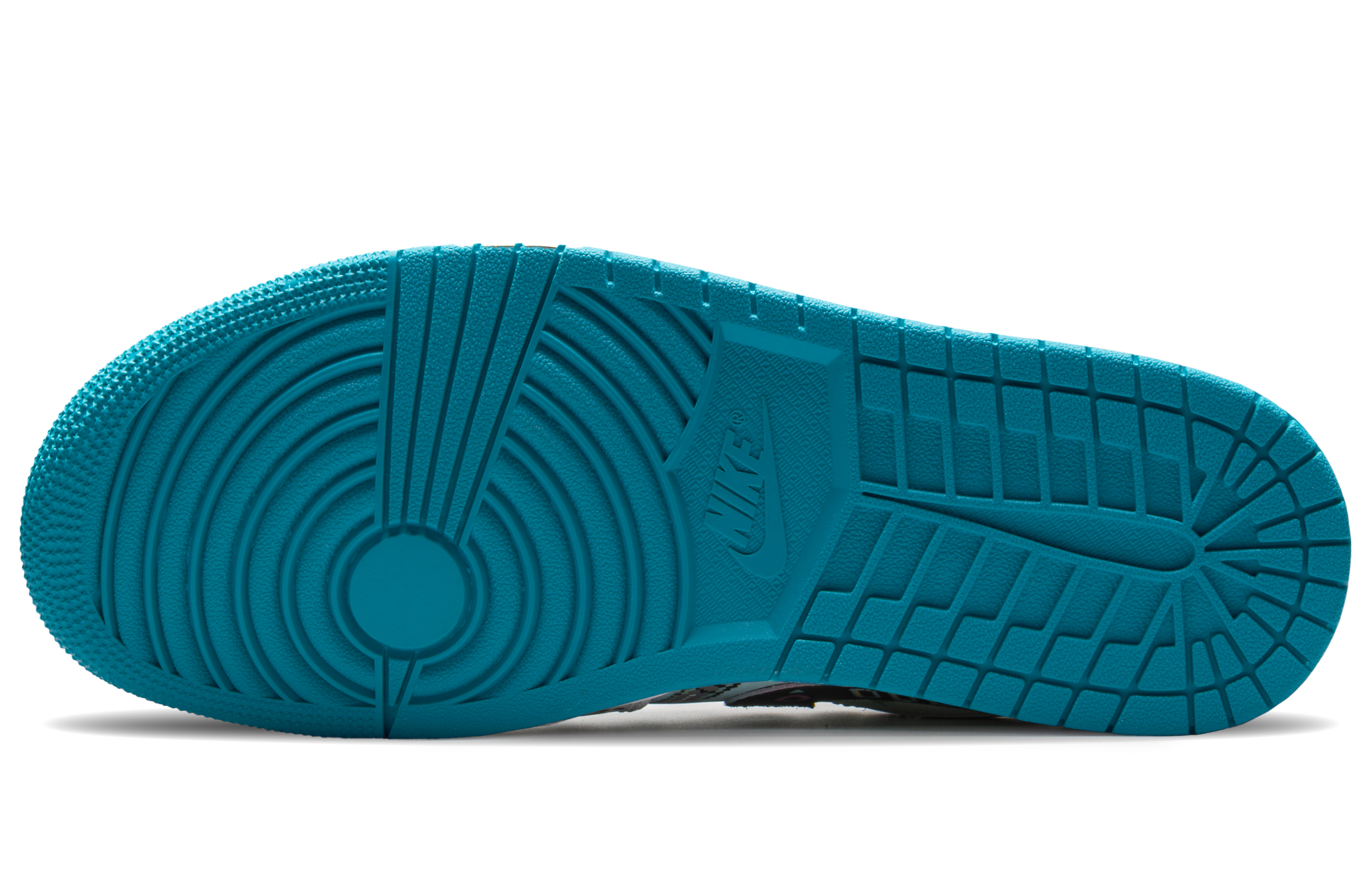 Jordan Air Jordan 1 Cyberpunk Slip Resistant Abrasion Resistant Low top Vintage Basketball Shoes Men's Blue Green купить в интернет-магазине Yoocart с быстрой доставкой по России.