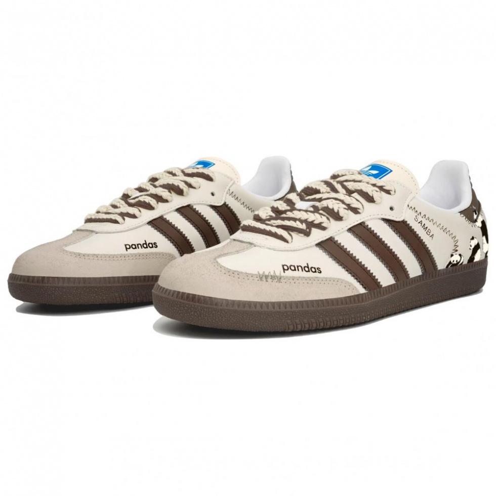 Adidas Originals SAMBA OG Lightweight And Breathable Low Top Skateboard Shoes Unisex Beige Coffee купить в интернет-магазине Yoocart с быстрой доставкой по России.