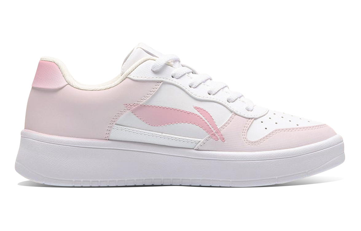 LiNing Pontoon Boats Abrasion Resistant Shock Absorbers Low Top Skateboard Shoes Women's Pink купить в интернет-магазине Yoocart с быстрой доставкой по России.