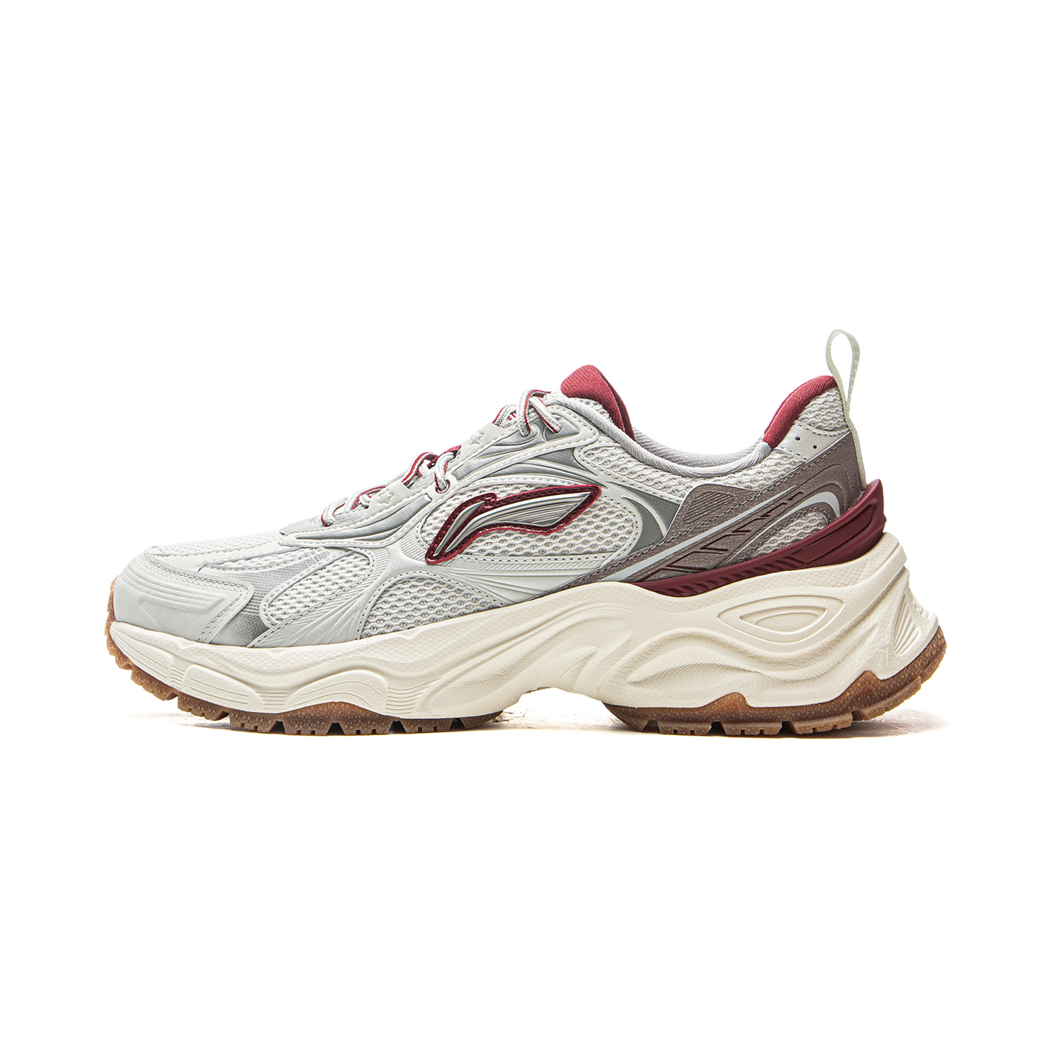 LiNing Star Ring Slip Resistant, Abrasion Resistant, Breathable Low Top Casual Shoes Men's Light Lime