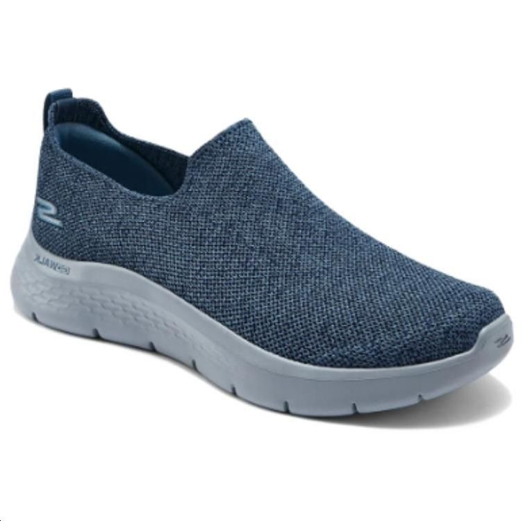 Skechers Cushioned Wear-Resistant Breathable Rebound Low-Top Casual Shoes Men's Blue купить в интернет-магазине Yoocart с быстрой доставкой по России.
