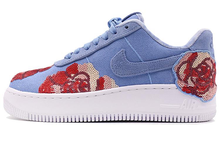 Nike Air Force 1 Upstep Low Denim Rose Sky Women's