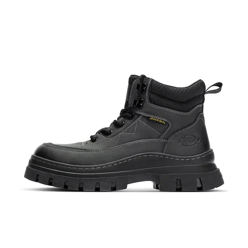 Dickies Black Warrior Short Mid-Calf Martin Boot Men's Black