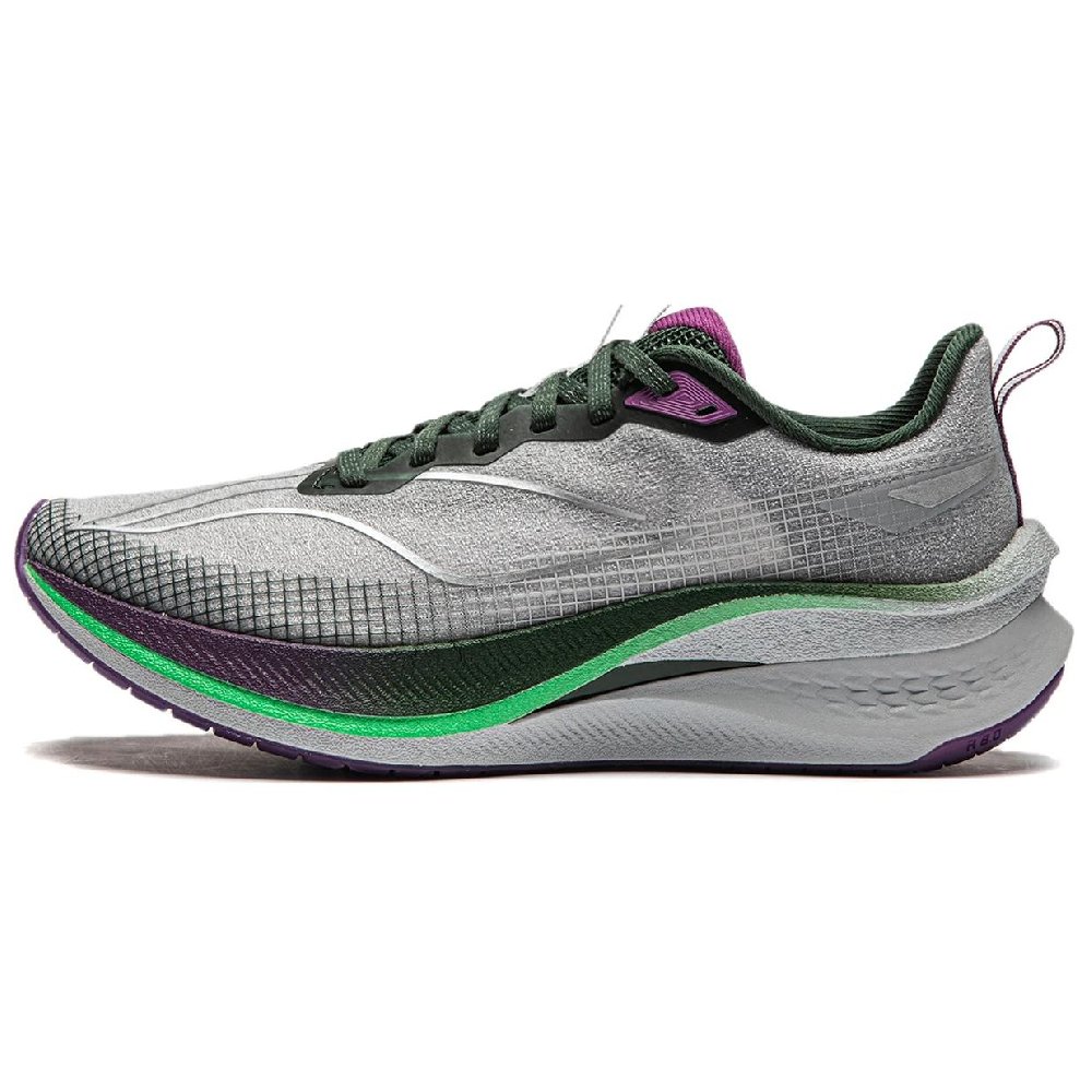 LiNing Red Hare 7 Pro Cushioning, Wear Resistant Low Top Running Shoes Women's Gray Black