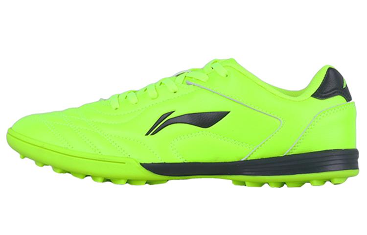 LINING Soccer Shoes Men Low Top Neon Bright Green/New Basic Black