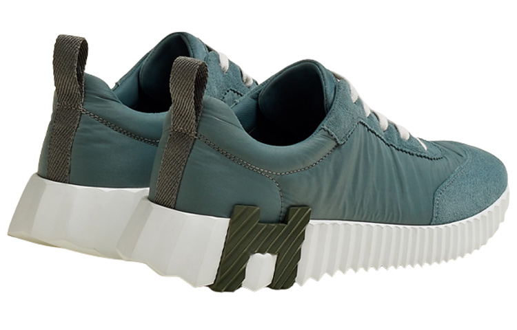 HERMES Bouncing Wear-Resistant Low-Top Casual Shoes Women's Green