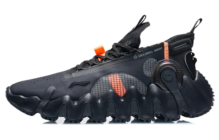 LINING Wu Xing 2 Lite Vintage Basketball Shoes Men Low-Top Black