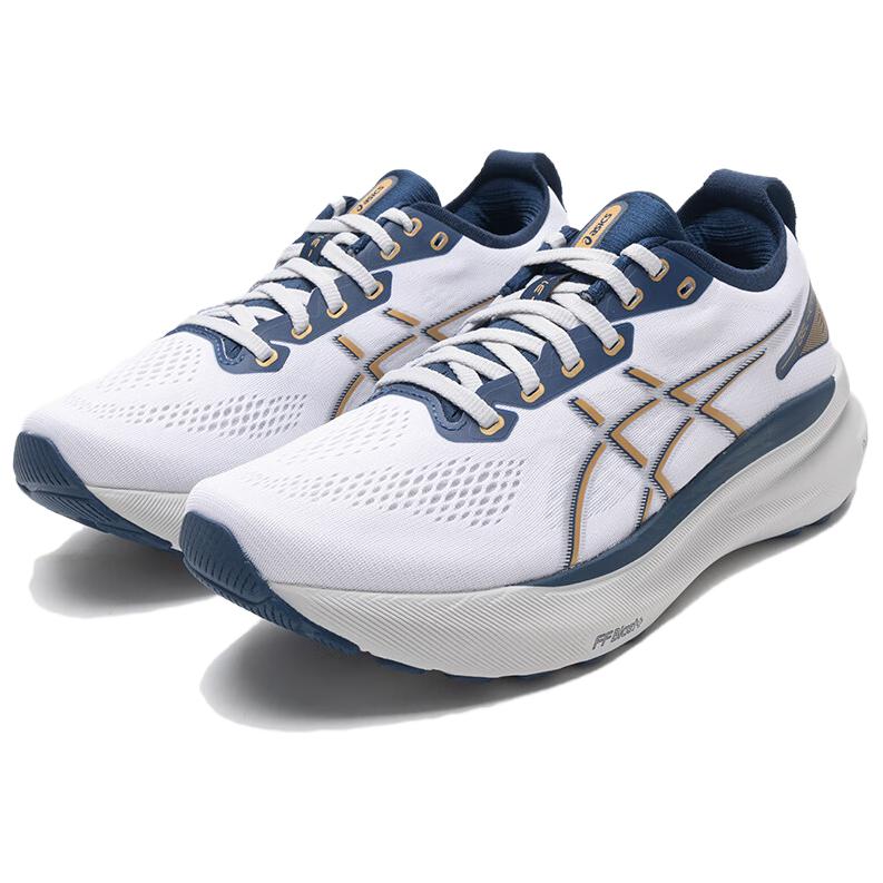 Asics Беговые кроссовки Низкие Мужские Серые/Золотистые