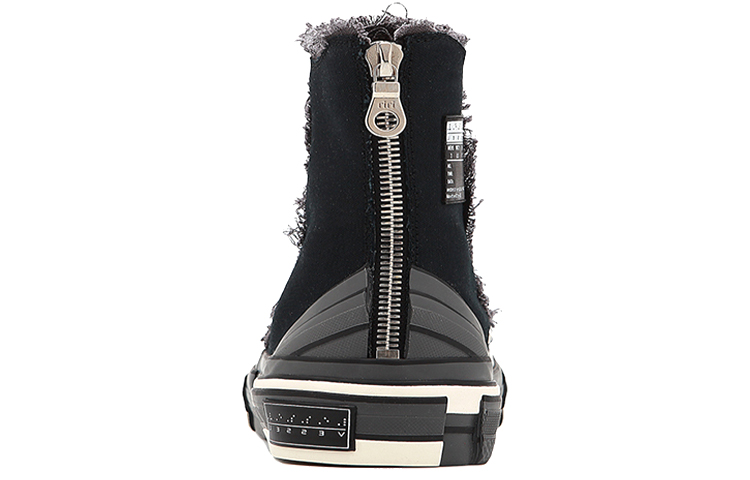 Yohji Yamamoto x VESSEL G.O.P. Highs High-Top Skateboard Shoes Unisex Black