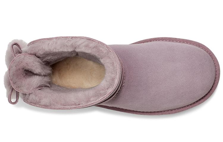 UGG Mini Bailey Bow Pom 'Taupe Purple' Women's купить в интернет-магазине Yoocart с быстрой доставкой по России.