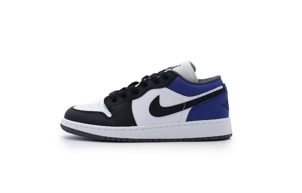 Jordan Air Jordan 1 Cushioning Wear Resistant Low Top Vintage Basketball Shoes Unisex Black