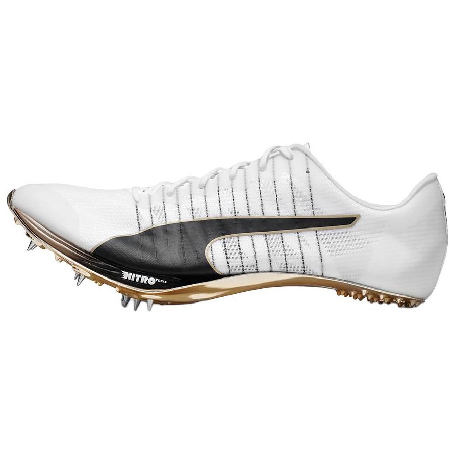 PUMA EvoSPEED Sprint Nitro 2 Anti Slip Wear Resistant Low Top Sprint Running Shoes Unisex White Black