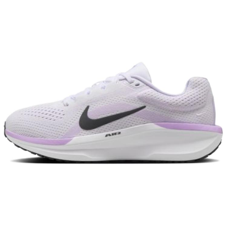 Nike AIR WINFLO 11 Anti Slip Wear Resistant Low Top Casual Running Shoes Women's Gray Purple