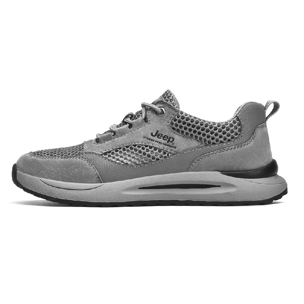 Jeep Breathable Low-Top Outdoor Shoes Men's Gray