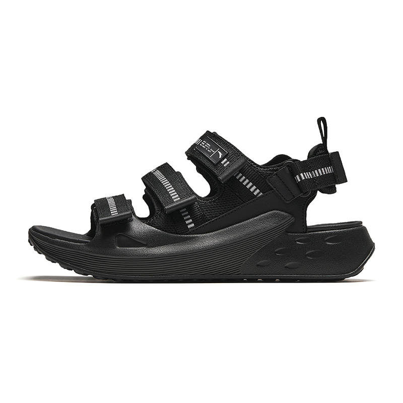 Anta Icing Beach Sandals Men's Black White