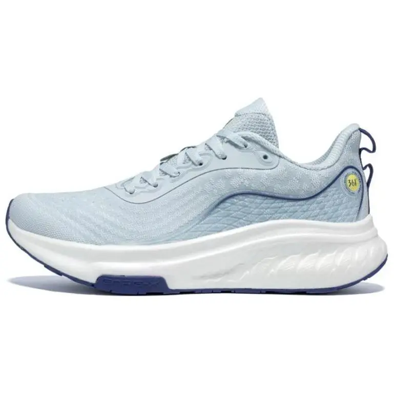 361° Anti-Slip And Wear-Resistant Coverage Low-Top Sprint Running Shoes Men's Blue