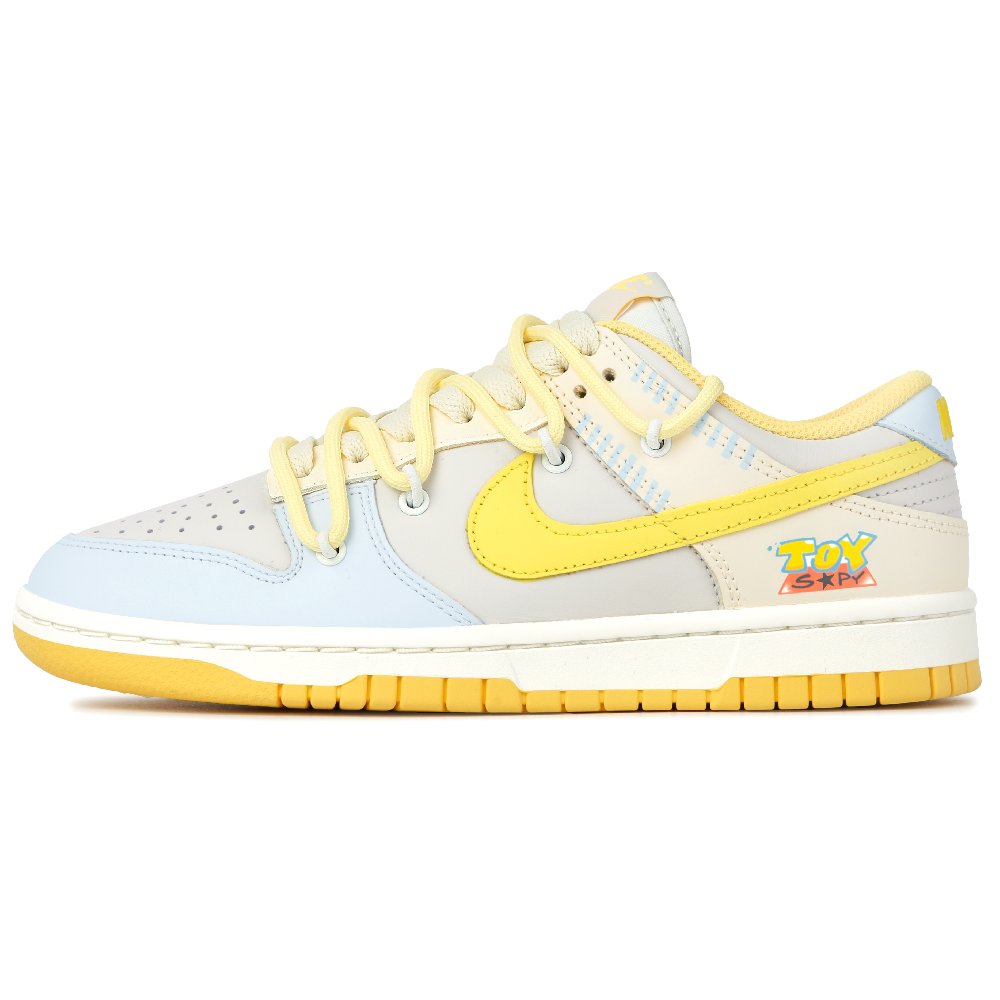 Nike Dunk Slip Resistant Low Top Skateboard Shoes Women's Yellow