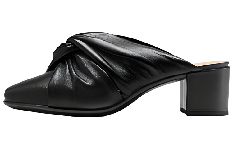 Ecco Wrap toe Slippers Women's Black