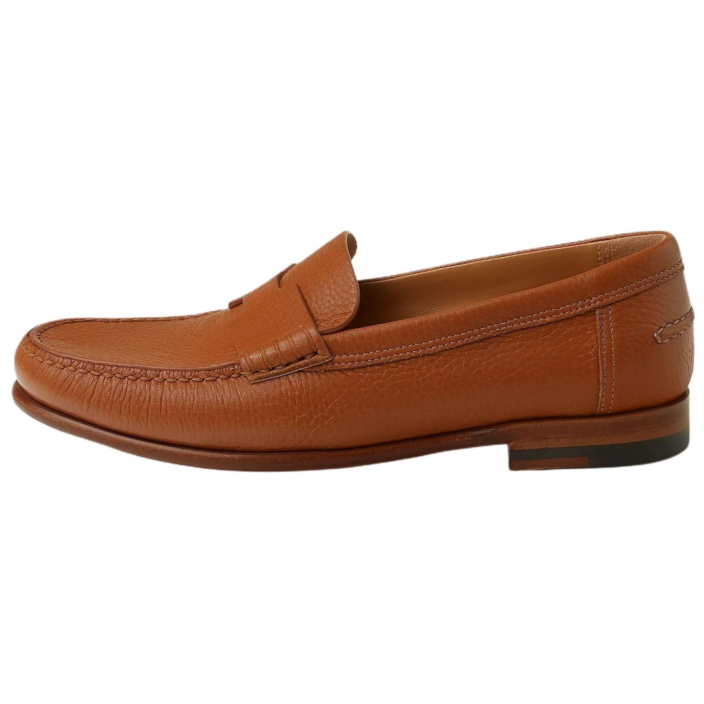 HERMES Kennedy Casual Single Shoes Women's Brown