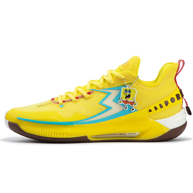 361° BIG3 5.0 Quick PRO Basketball Shoes Men's Low top Sour Yellow/361 Degrees White