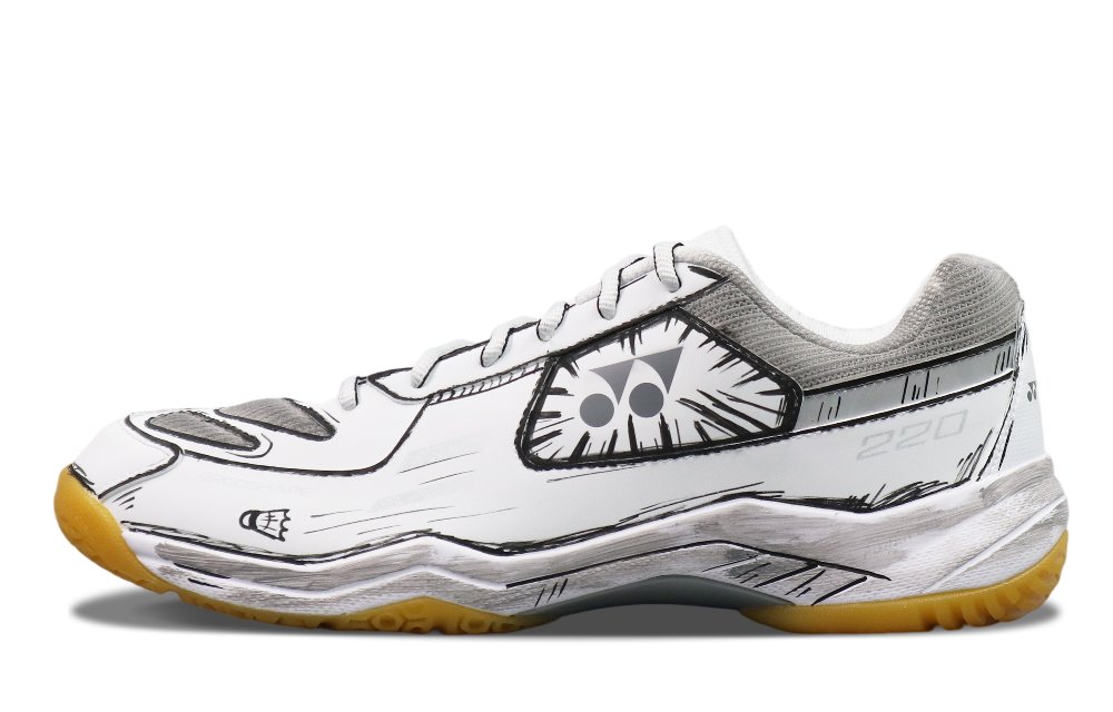 YONEX Power Cushion Abrasion Resistant Shock Absorbers Low Top Badminton Shoes Unisex Dark Gray