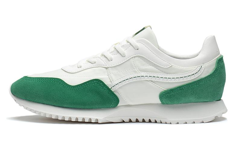 LiNing Forest Woven Slip Resistant, Abrasion Resistant, Breathable Low top Casual Shoes Women's White Green