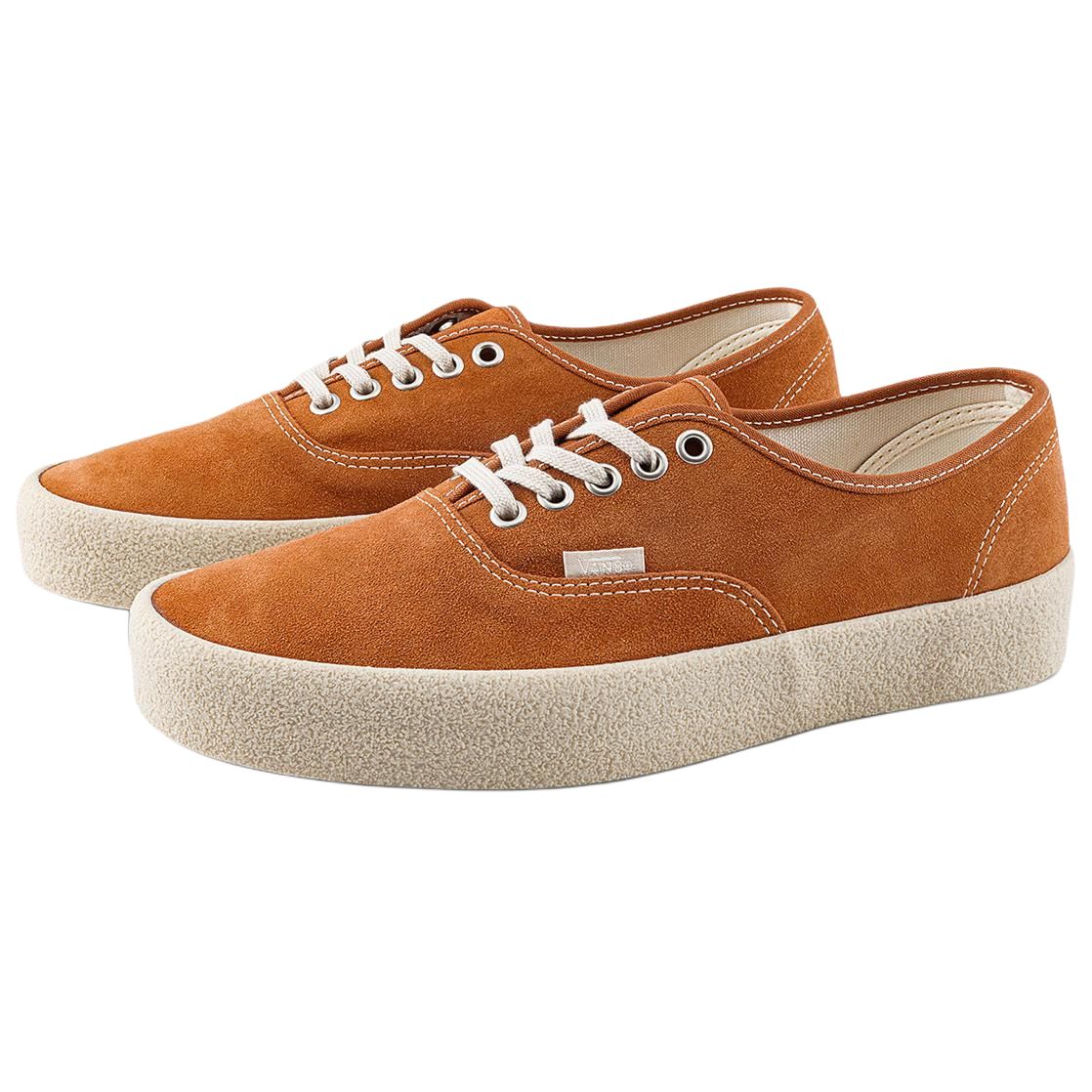 Vans Authentic Low top Skateboard Shoes Unisex Yellow Brown