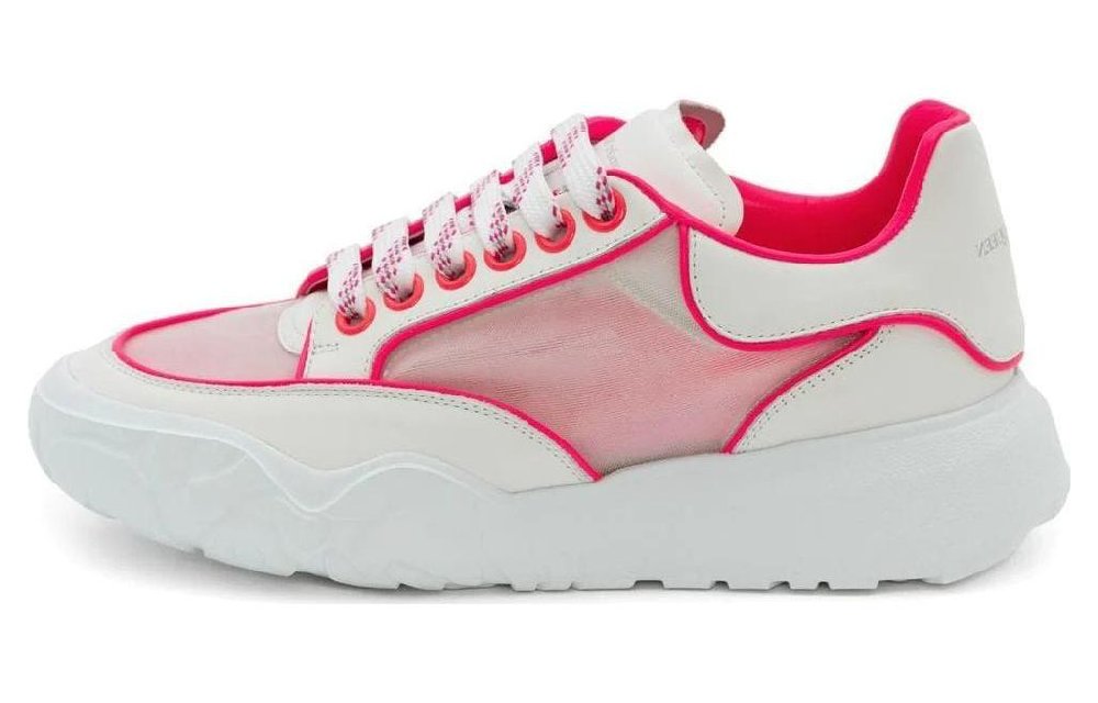 Alexander McQueen Low top Casual Shoes Women's White Pink