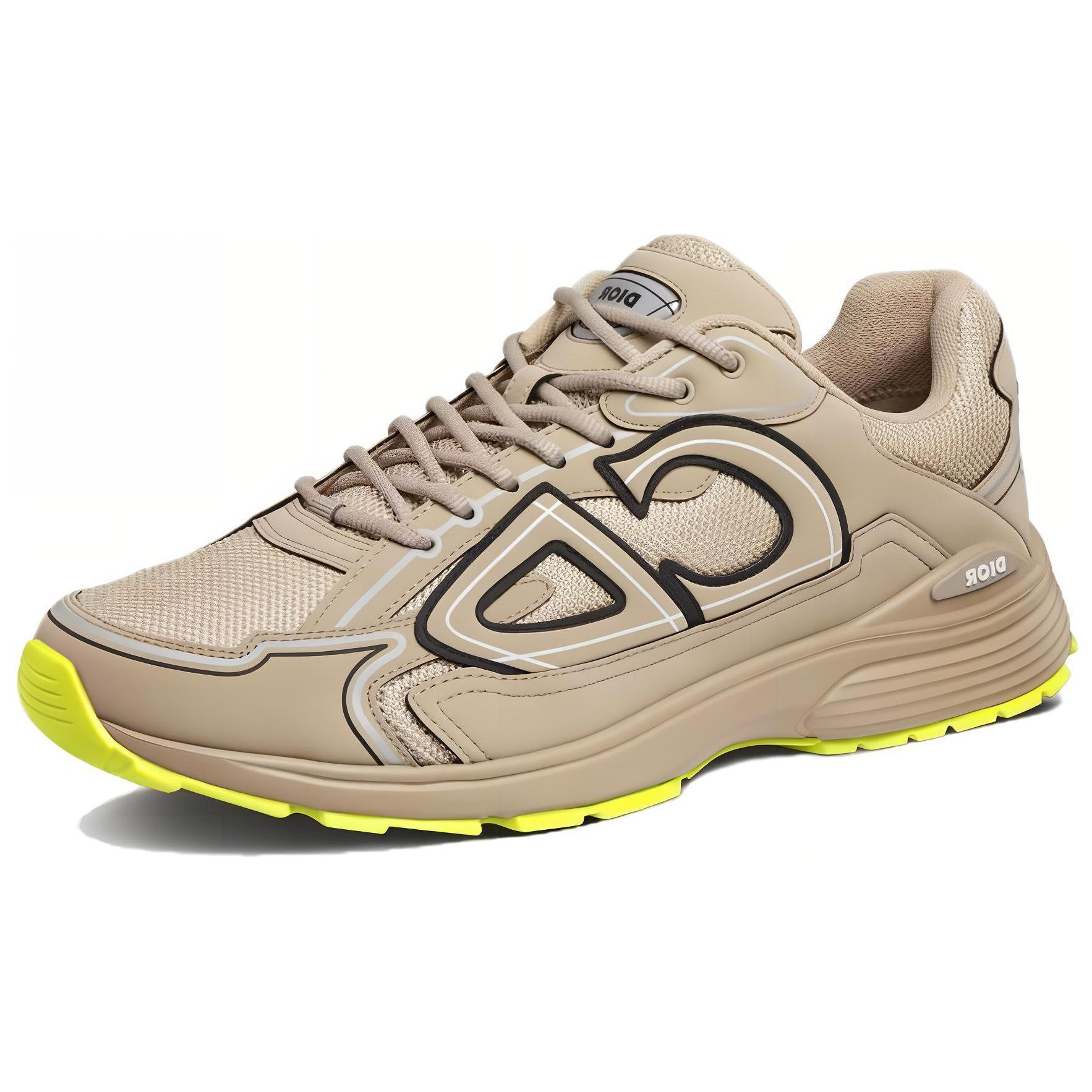 DIOR B30 CD Shoes Low-Top Casual Shoes Men's Beige купить в интернет-магазине Yoocart с быстрой доставкой по России.