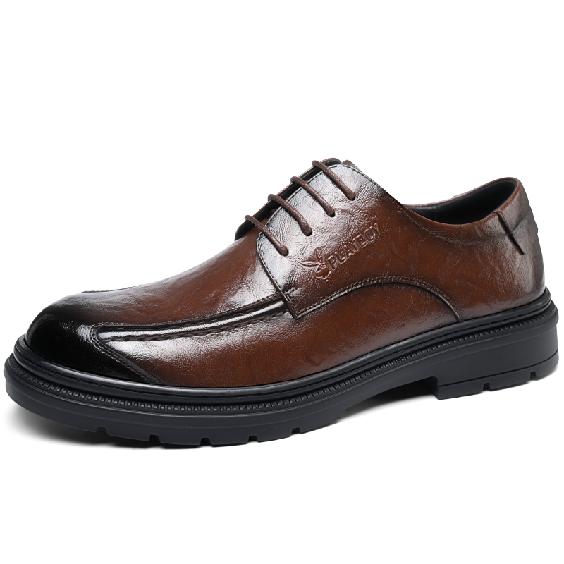 Playboy Men's Casual Shoes Men's Low top Black/Brown